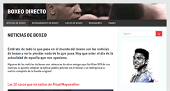 Desktop Screenshot of boxeodirecto.com