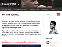 Tablet Screenshot of boxeodirecto.com